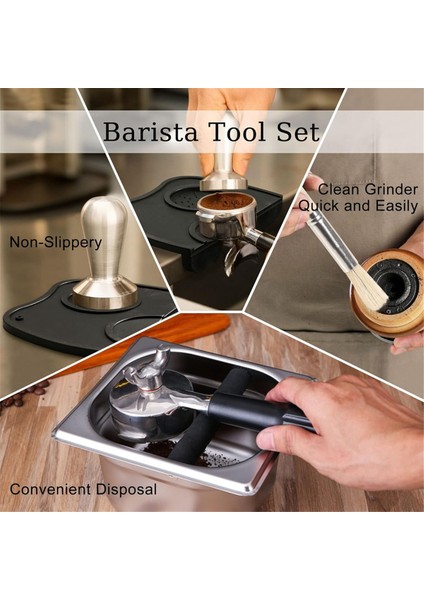 Kapasite Kahve Telvesi Kovası Paslanmaz Çelik Süt Kafe Kahve Dükkanı Telvesi Vurma Kutusu (Yurt Dışından) fırsatları