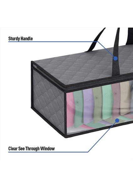 Beyzbol Şapkaları, Şapka Düzenleyici Kılıf, Şapka Askısı ve Dolap Nemlendirmesi Için 2 Taşıma Saplı 2'li Şapka Saklama Çantası (Yurt Dışından) fiyatları