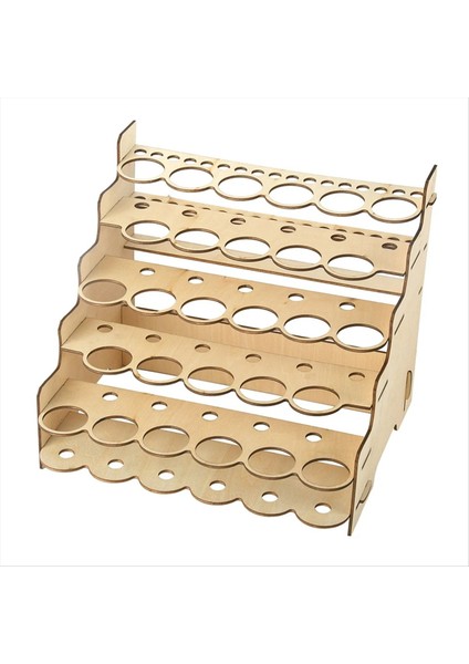 Model Boya Düzenleyici Basit Çok Katmanlı Hassas Kullanışlı Boya Tutucu Kendin Yap Pigment Rafı Çoklu Yuvalı B (Yurt Dışından)