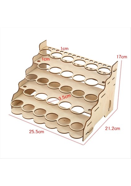 Model Boya Düzenleyici Basit Çok Katmanlı Hassas Kullanışlı Boya Tutucu Kendin Yap Pigment Rafı Çoklu Yuvalı B (Yurt Dışından) indirimleri
