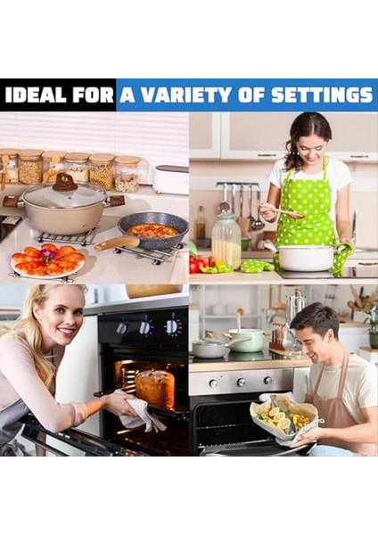 Tencere ve Tavalar Için 4 Adet Paslanmaz Çelik Altlık Tencere Altlıkları Sıcak Altlıklar Için Soğutma Rafları Pişirme ve Fırın Tepsileri Tutucu (Yurt Dışından) fiyatları
