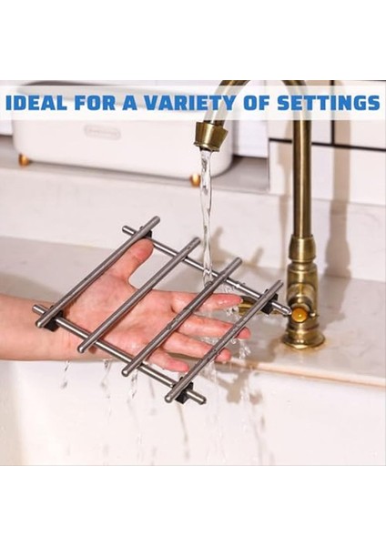 Tencere ve Tavalar Için 4 Adet Paslanmaz Çelik Altlık Tencere Altlıkları Sıcak Altlıklar Için Soğutma Rafları Pişirme ve Fırın Tepsileri Tutucu (Yurt Dışından) modelleri