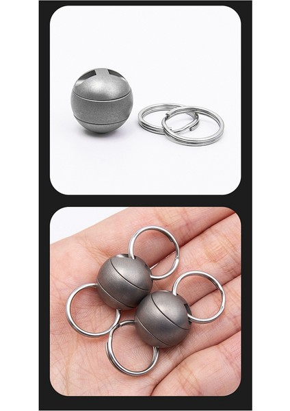 Titanyum Alaşımlı Anahtarlık Evrensel Top Anahtar Aksesuarları Evrensel Toka Döner Araba Anahtarlığı 360 Derece Dönen Toka (Yurt Dışından) indirimleri