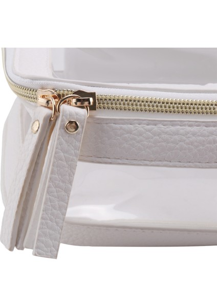 Şeffaf Makyaj Çantası Tuvalet Çantası Çok Amaçlı Seyahat Makyaj Çantası Taşınabilir Kozmetik Düzenleyici Şeffaf Saklama Çantası (Yurt Dışından) fırsatları