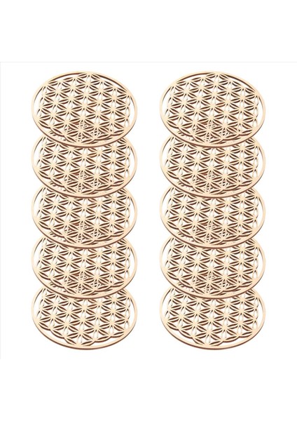 10 Adet Yaşam Çiçeği Kesim Bira Matı Amerikan Servisi Ahşap Bardak Altlığı Yalıtım Bardak Altlığı Ev Dekorasyonu (A Bölümü) (Yurt Dışından) fiyatları