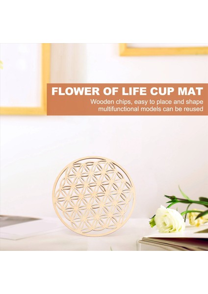 10 Adet Yaşam Çiçeği Kesim Bira Matı Amerikan Servisi Ahşap Bardak Altlığı Yalıtım Bardak Altlığı Ev Dekorasyonu (A Bölümü) (Yurt Dışından) indirimleri