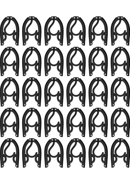 30 Adet Seyahat Askısı Taşınabilir Katlanabilir Seyahat Askısı Düzenleyici, Seyahat, Kamp, Karavan Gezileri Için Temel Aksesuarlar (Yurt Dışından)