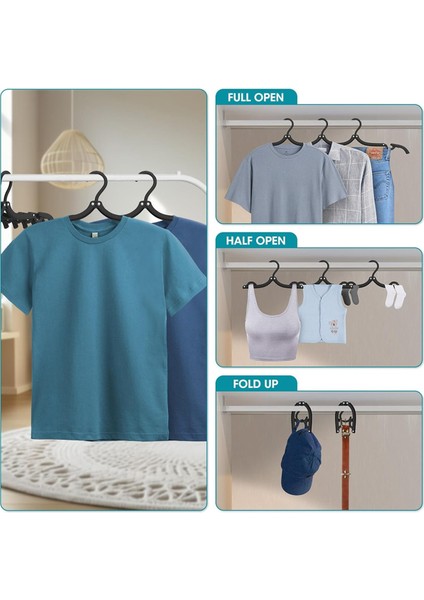 30 Adet Seyahat Askısı Taşınabilir Katlanabilir Seyahat Askısı Düzenleyici, Seyahat, Kamp, Karavan Gezileri Için Temel Aksesuarlar (Yurt Dışından) modelleri