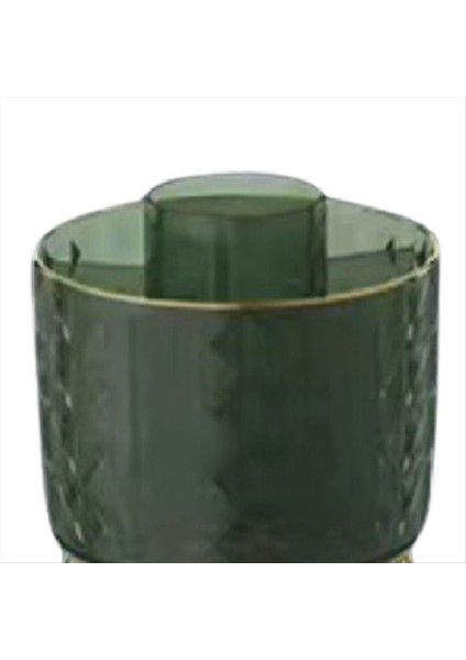 360 Derece Dönebilen Masaüstü Düzenleyici Kutu Çok Fonksiyonlu Döner Kozmetik Fırça Kabı Rujlar Için Toz Geçirmez Kapaksız (Yurt Dışından) fırsatları