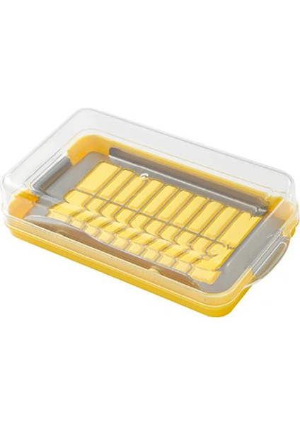 Kapaklı Tereyağı Kesme Kutusu, Tereyağı Dilimleyici, Kesme Tabağı, Tereyağı Kabı, Tereyağı Saklama Kabı, Küçük Tereyağı Kasesi (Yurt Dışından)