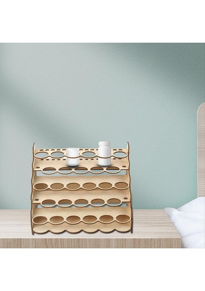 Model Boya Düzenleyici Basit Çok Katmanlı Hassas Kullanışlı Boya Tutucu Kendin Yap Pigment Rafı Çoklu Yuvalı A (Yurt Dışından) fırsatları