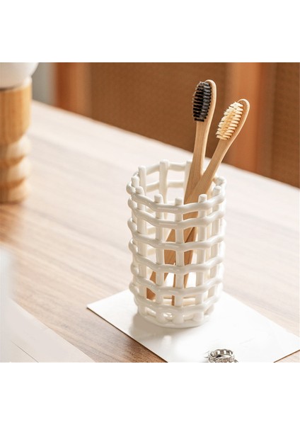 Diş Fırçası Tutucu Basit Diş Macunu Tutucu Banyo Diş Fırçası Saklama Kabı Diş Fırçası Saklama Kabı Bardak Rafı-B (Yurt Dışından) indirimleri