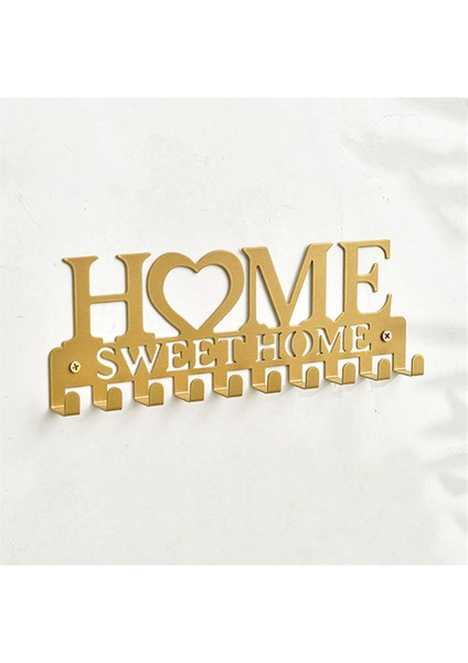 Demir Anahtar Askısı Duvar Dekoratif Anahtarlık Düzenleyici Anahtarlık Tutucu Giriş Kapısı Koridor Garaj Altın (Yurt Dışından) indirimleri