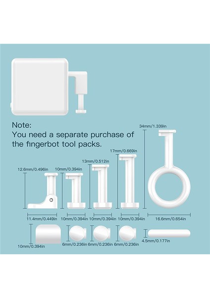 Fingerbot Plus Akıllı Düğme Iticiler ve Aksesuar Seti, Alet Paketleri (Yurt Dışından) indirimleri