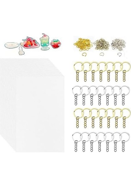 Anahtarlık Seti Yaratıcı El Sanatları Kendin Yap Sınıf Noel ve Anneler Günü Için Ev Yapımı Çarşaflar (Yurt Dışından)