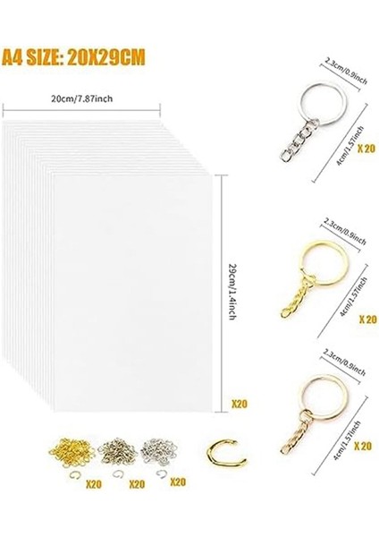 Anahtarlık Seti Yaratıcı El Sanatları Kendin Yap Sınıf Noel ve Anneler Günü Için Ev Yapımı Çarşaflar (Yurt Dışından) fiyatları