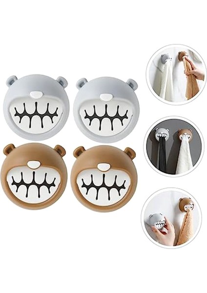 4 Adet Havlu Askısı Mutfak Havlu Askısı Havlu Askısı Duvar Askıları Havlular Banyo Aksesuarları Banyo Duvar Askısı (Yurt Dışından) modelleri