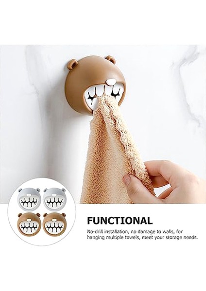 4 Adet Havlu Askısı Mutfak Havlu Askısı Havlu Askısı Duvar Askıları Havlular Banyo Aksesuarları Banyo Duvar Askısı (Yurt Dışından) indirimleri