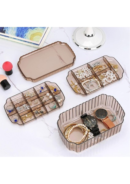 Küpeler, Kolyeler, Bilezikler ve El Sanatları Için Şeffaf Plastik Boncuk Saklama Kapları Için 3 Katmanlı Mücevher Düzenleyici Kutusu (Yurt Dışından) fiyatları