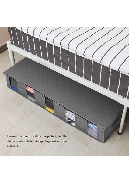 2 Adet Katlanabilir Yatak Altı Saklama Çantası Gardırop Giysileri Toz ve Nem Geçirmez Saklama Kutusu, Mavi (Yurt Dışından) modelleri