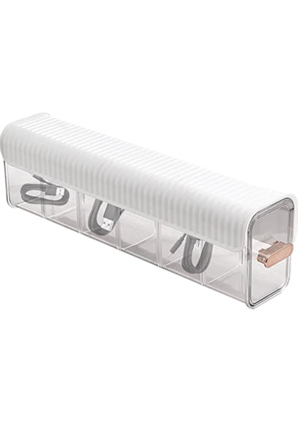 Çok Fonksiyonlu Saklama Kutusu, Delgeçsiz Çok Fonksiyonlu Saklama Kutusu, Şeffaf Duvara Monte Çekmece Düzenleyici Beyaz (Yurt Dışından)