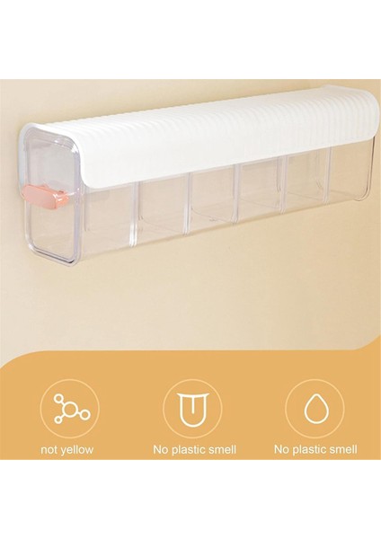 Çok Fonksiyonlu Saklama Kutusu, Delgeçsiz Çok Fonksiyonlu Saklama Kutusu, Şeffaf Duvara Monte Çekmece Düzenleyici Beyaz (Yurt Dışından) indirimleri