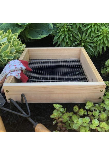 Kompost, Toprak ve Saksı Toprağı Için Elde Tutulan Sedir Bahçe Eleği Kaba Biçilmiş Sürdürülebilir Sedir (Yurt Dışından) fiyatları