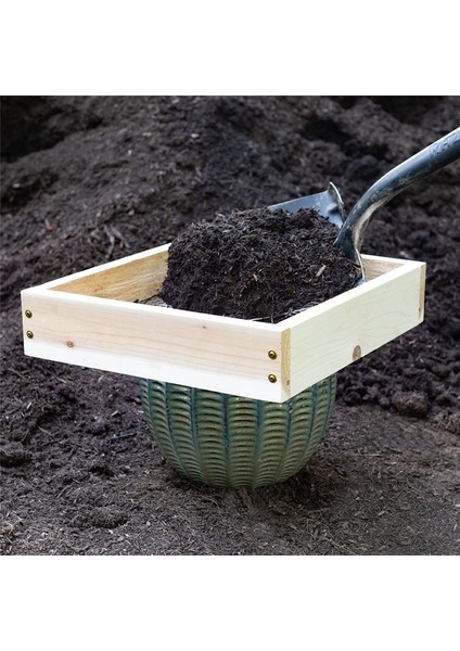 Kompost, Toprak ve Saksı Toprağı Için Elde Tutulan Sedir Bahçe Eleği Kaba Biçilmiş Sürdürülebilir Sedir (Yurt Dışından) fırsatları