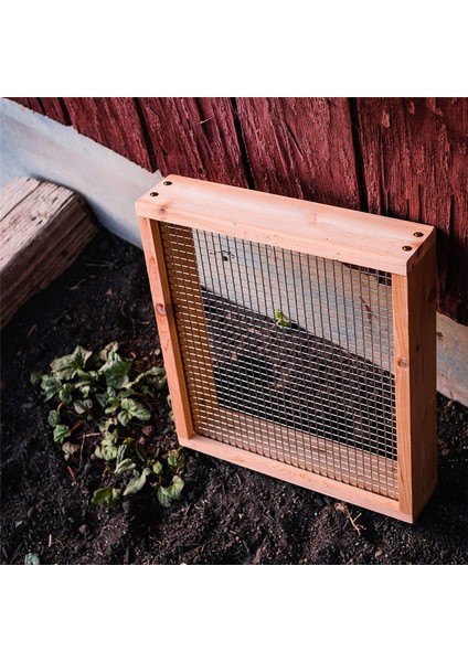 Kompost, Toprak ve Saksı Toprağı Için Elde Tutulan Sedir Bahçe Eleği Kaba Biçilmiş Sürdürülebilir Sedir (Yurt Dışından) indirimleri