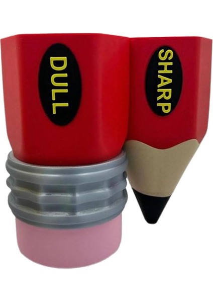 Kalem Dostu Düzenleyici, Yeni Keskin-Dull Kalemlik, Sevimli Kalem Saklama Düzenleyici Masaüstü Aksesuarları Kırmızı (Yurt Dışından)