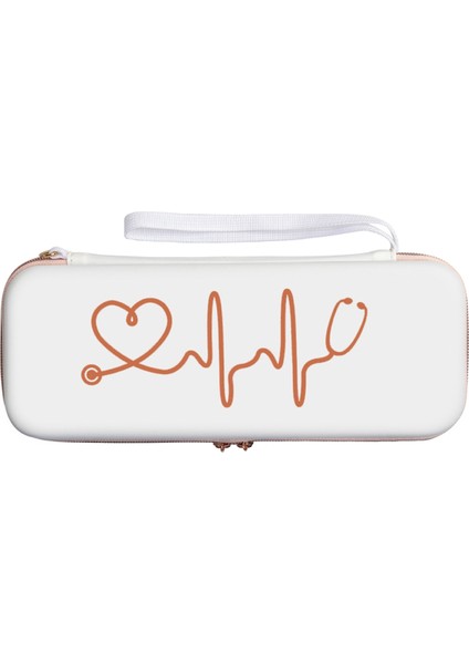 Çok Işlevli Stetoskop Saklama Çantası Taşınabilir Boş Dokumasız Ilk Kit Ev Tipi Sert Kabuklu Tıbbi Saklama Kutusu B (Yurt Dışından)