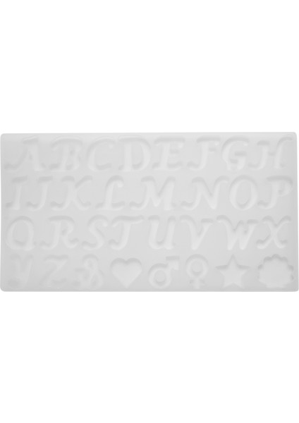 144 Parça Silikon Harf Reçine Kalıp Seti Süslü Harf Dekorasyon Kalıbı Epoksi Reçine Döküm Kalıbı Reçine Anahtarlık Yapım Seti (Yurt Dışından)