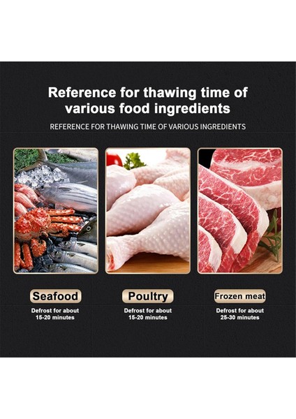 Çözme Makinesi Et Çözme Isı Iletim Plakası Ev Tipi Hızlı Çözme Gıda Çözme Makinesi (Yurt Dışından) indirimleri