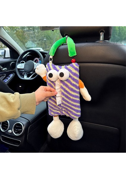Sevimli Araba Mendil Tutucu - Araba Arkası Koltuk Mendil Tutucu Peluş Karikatür Hayvan Mendil Saklama Tutucu Askılı Mendil Kutusu, C (Yurt Dışından) modelleri