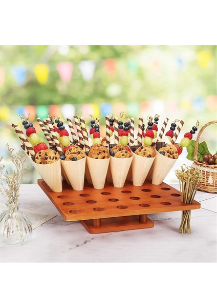 Dondurma Tutucu 36 Delikli Dondurma Külahı Tutucu Gıda Sergileme Standı Büfe Restoran Veya Yemek Kamyonları Için Gıda Külahı Tutucu (Yurt Dışından) fiyatları