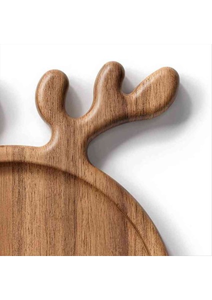 Ahşap Noel Tepsisi Noel Ağacı Meyve Kasesi Ev Atıştırmalık Tabağı Şekerleme Tabağı Kavun Çekirdeği Kurutulmuş Meyve Pizza Tabağı L (Yurt Dışından) indirimleri