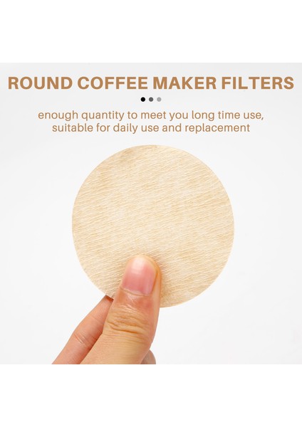 600 Adet Yedek Kağıt Filtreler, Yuvarlak Kahve Makinesi Filtreleri Aerobie Aeropress Kahve ve Espresso Makineleri Için Tek Kullanımlık (Yurt Dışından) fırsatları