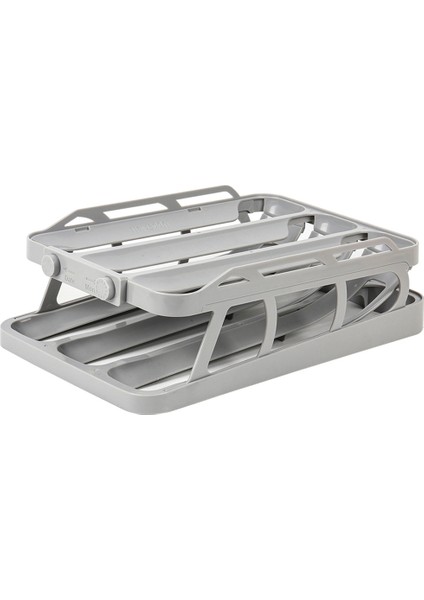 Yumurta Dağıtıcı, Yuvarlanan Yumurta Tutucu Dağıtıcı, Buzdolabı Yumurta Dağıtıcı ve Buzdolabı Saklama Düzenleyici, 1 Adet Gri (Yurt Dışından)