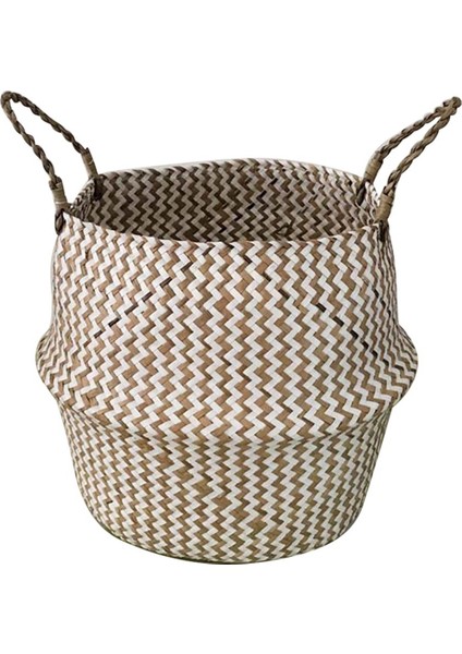 Adet Saklama Sepeti Çamaşır Sepeti Hasır Rattan Asılı Çiçek Saksısı Katlanabilir Çok Amaçlı Çiçek Sepetleri (Yurt Dışından) fiyatları