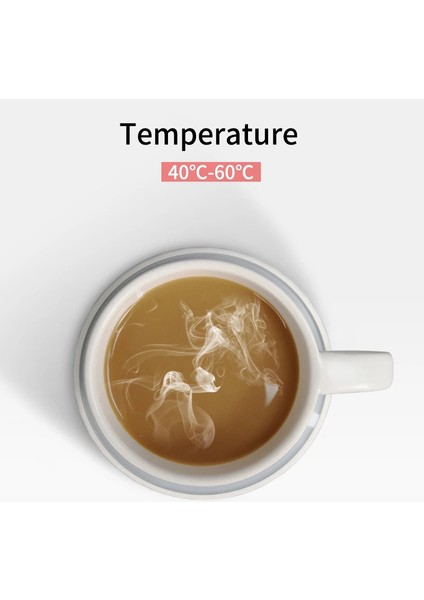 Ofis Masası Kullanımı Için Kahve Kupa Isıtıcısı ve Fincan Isıtıcısı, Içecek Isıtıcısı 18W Fincan Isıtma Matı Elektrikli Çay Isıtıcısı Beyaz Ab Fişi (Yurt Dışından) fırsatları