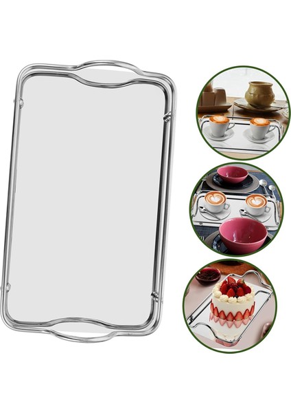 Yemek Tepsileri Yemek Tepsisi Kulplu Servis Tepsisi Mücevher Sergileme Tabağı Servis Tabağı Süsleme Tepsisi Vanity Servis Tepsileri (Yurt Dışından) indirimleri