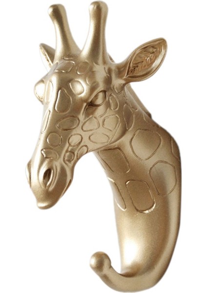 Duvara Monte Kancalar Hayvan Başlı Askılık Palto Boneleri Duvar Askısı At Fil Kancaları Dekoratif Dekor Banyo Aksesuarları D (Yurt Dışından)