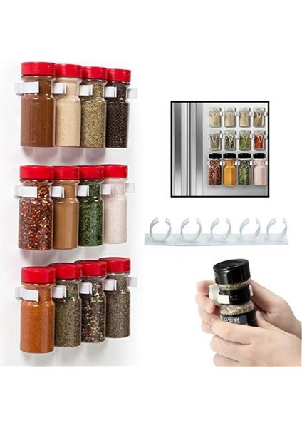 150 Adet Baharat Klipsi Baharat Tutucu Klips Şeritleri Dolap Tutucu Baharat Düzenleyici Kiler ve Dolap Içi Düzenleme (Yurt Dışından) fırsatları
