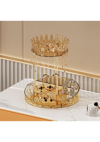 360° Dönebilen Mücevher Düzenleyici Sergileme Standı, Taç Şeklinde Kolye ve Bilezik Askılı Düzenleyici, Mücevher Kulesi Rafı-B (Yurt Dışından) fırsatları