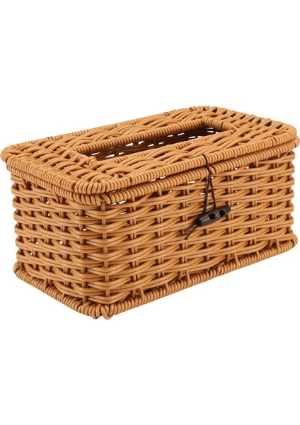 Rattan Dikdörtgen Mendil Kutusu Kapağı - Boho Dekoratif Dokuma Mendillik, Ev Için Vintage Çiftlik Evi Mendil Kutusu (Yurt Dışından) modelleri