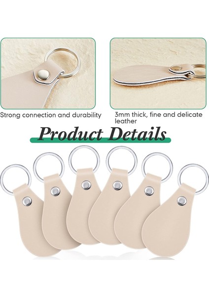 20 Parça Pu Deri Anahtarlık Seti, Lazer Gravürlü Boş Anahtarlıklar, Döner Kancalı Deri Anahtarlık, Kendin Yap El Sanatları Için (Yurt Dışından) fiyatları