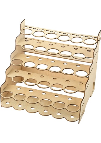 Model Boya Düzenleyici Basit Çok Katmanlı Hassas Kullanışlı Boya Tutucu Kendin Yap Pigment Rafı Çoklu Yuvalı B (Yurt Dışından)