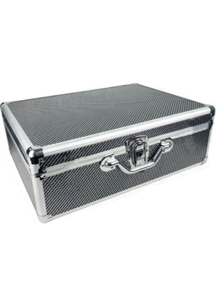Karbon Fiber Alet Kutusu Alüminyum Alet Çantası Bavul Ekipman Sert Taşıma Çantası Enstrüman Sert Kılıfı Taşınabilir Alet Kutusu (Yurt Dışından)