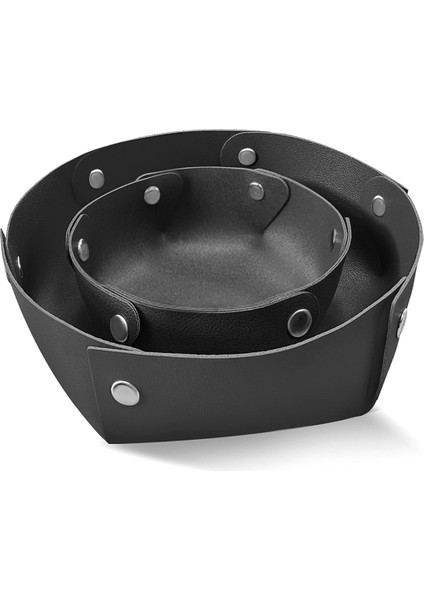 Pu Deri Mücevher Tepsisi, Masa Tepsisi, Başucu Komodini, Masa Tepsisi, Dekoratif Taşınabilir Giriş, Masaüstü Saklama Tepsisi C (Yurt Dışından)