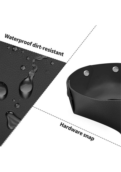 Pu Deri Mücevher Tepsisi, Masa Tepsisi, Başucu Komodini, Masa Tepsisi, Dekoratif Taşınabilir Giriş, Masaüstü Saklama Tepsisi C (Yurt Dışından) fiyatları